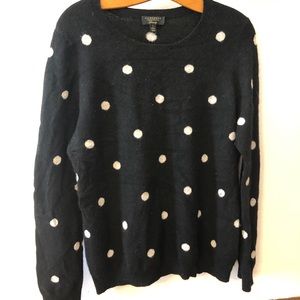 Polka Dot cashmere sweater